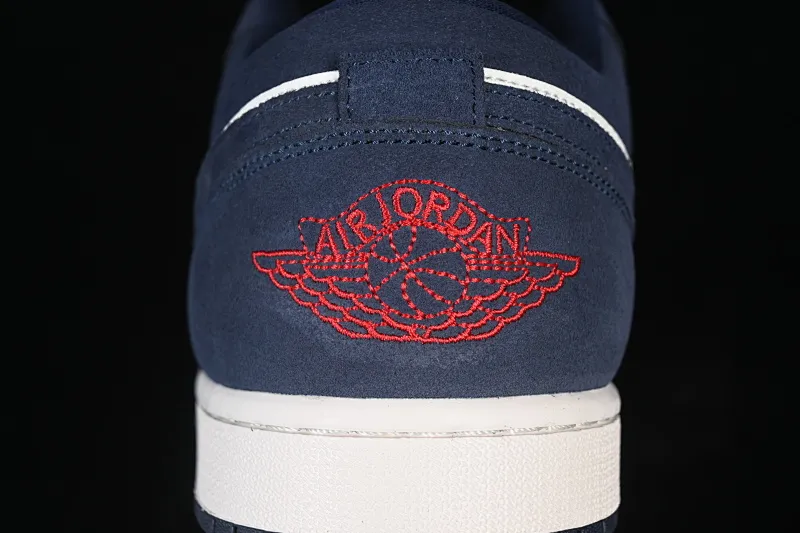 All categories Air Jordan Jordan series basketball shoes Air Jordan 1 Low Air Jordan 1 Low AJ1 Joe 1 white dark blue low-top cultural and casual sneakers IO7448-400